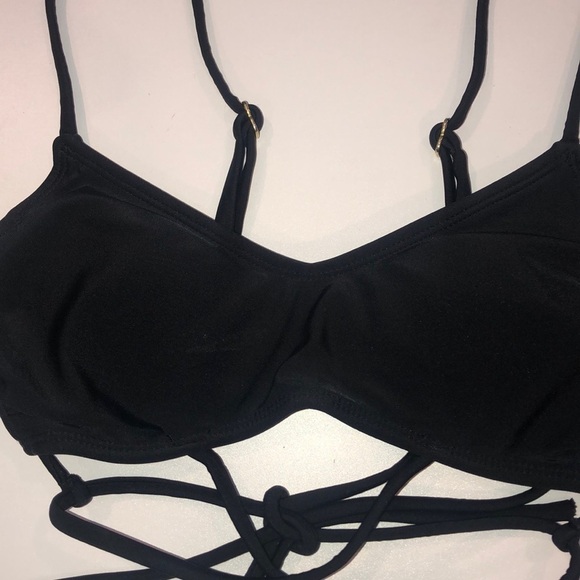 Xhilaration Black Bikini Top Size XS - Picture 2 of 5